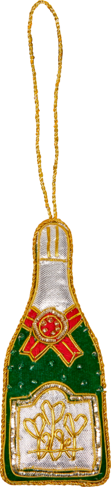 Flasche, Ausgefallener Weihnachtsanhänger "Lieblingsstücke" zum Sammeln - Dekorative Weihnachten