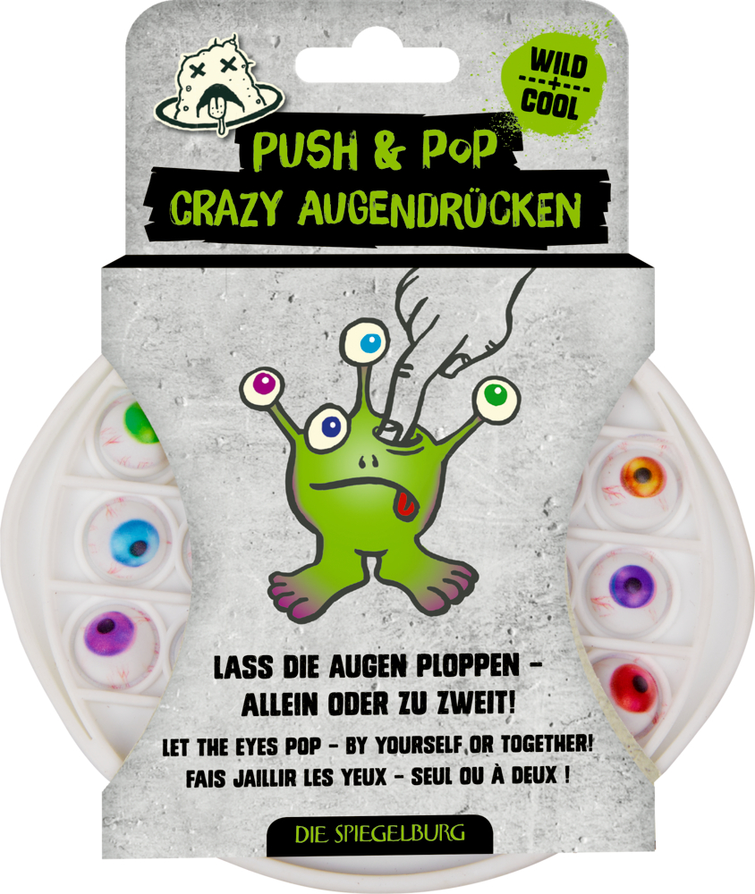 Push & Pop - Crazy Augendrücken Wild+Cool