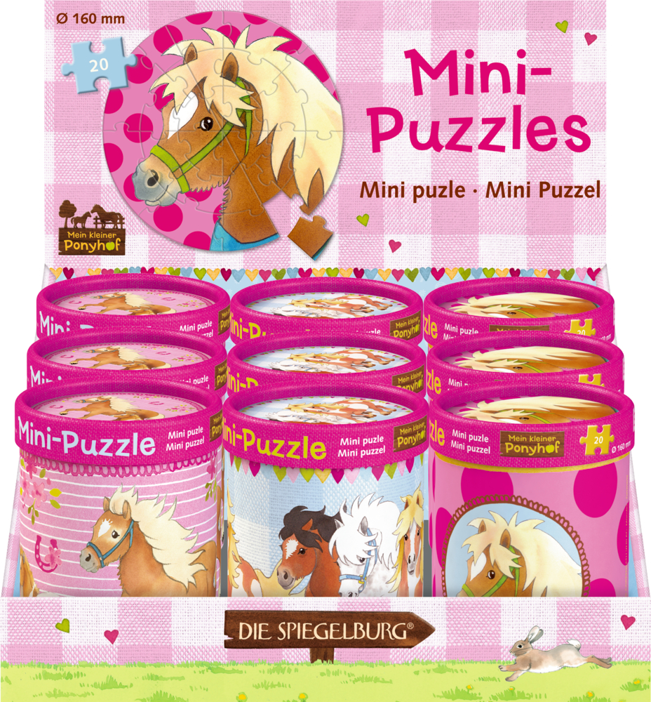 Mini-Puzzle  Mein kleiner Ponyhof (20 Teile)