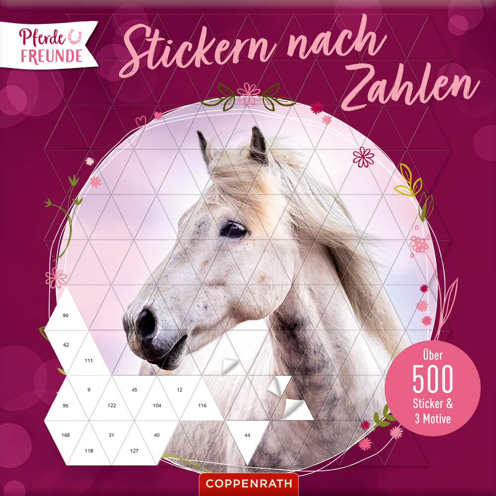 Stickern nach Zahlen - Pferdefreunde Stickern nach Zahlen - Pferdefreunde