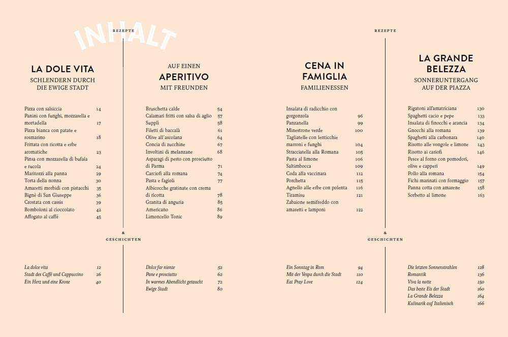 Ti amo Roma - Italienische Rezepte und Geschichten