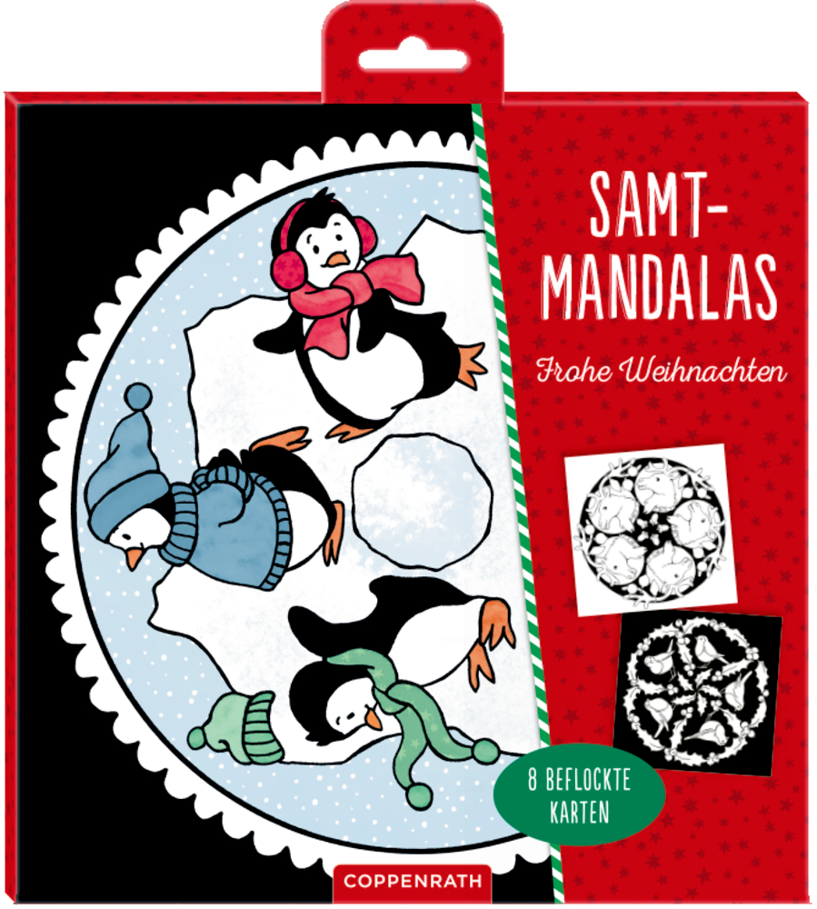 Samt-Mandalas (100% selbst gemacht)
