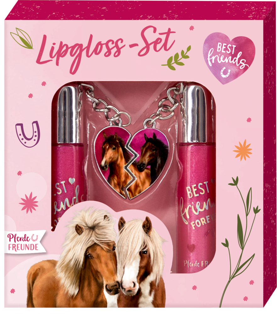Lipgloss-Set Best friends - Pferdefreunde