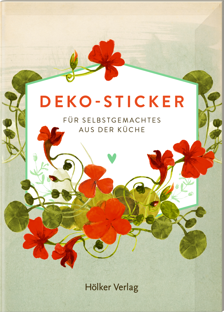 Deko-Sticker - Kapuzinerkresse (Küchenpapeterie)