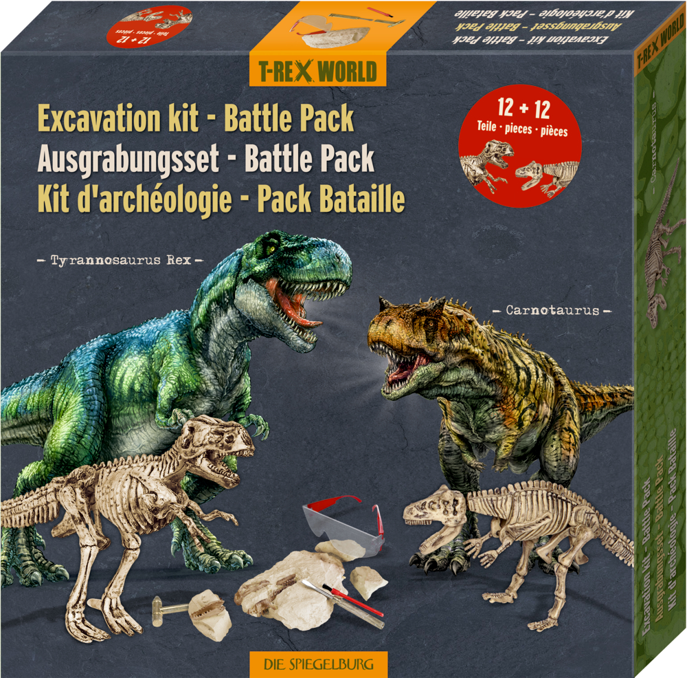 Ausgrabungsset Battle Pack - T-Rex + Carnotaurus