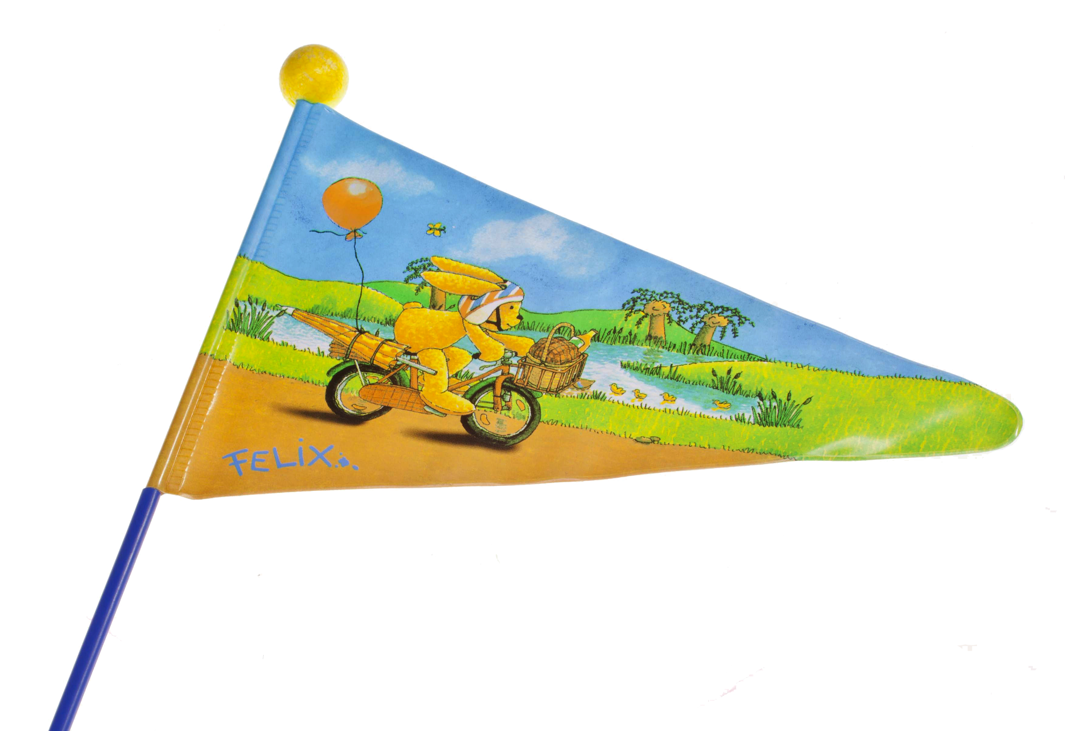 Sicherheitswimpel (teilbar) Felix (Lizenzmarke Bike Fashion) Sicherheitswimpel (teilbar) Felix (Lizenzmarke Bike Fashion)