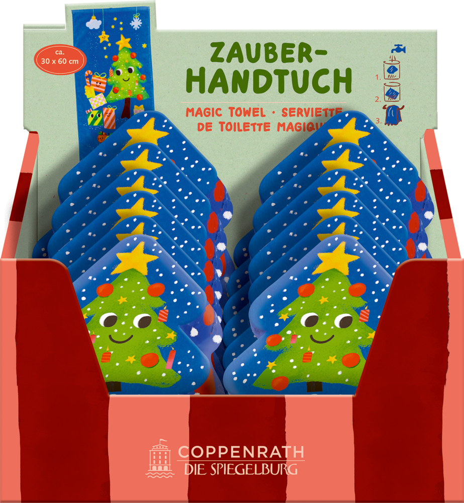 Zauberhandtuch - Fröhliche Weihnachten