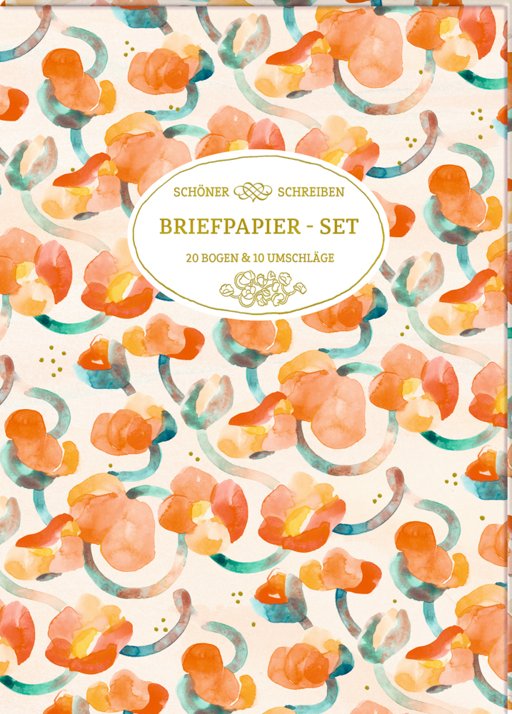 Briefpapier-Set - All about orange