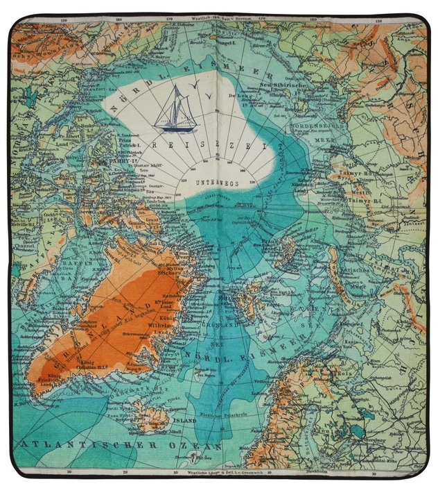Picknick-Decke "Landkarte" Reisezeit