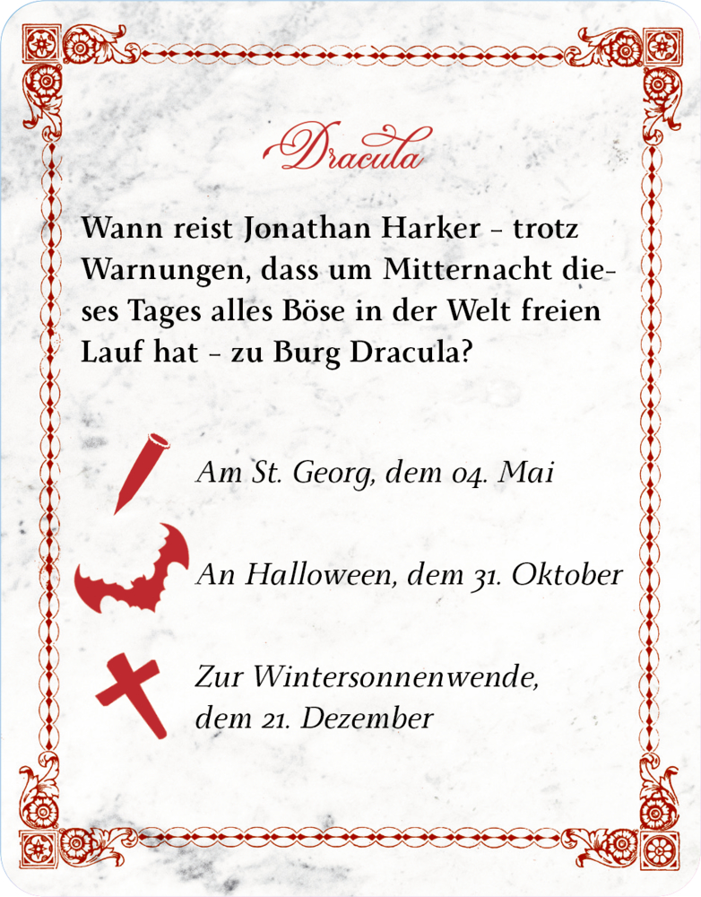 Das Quiz: Bram Stokers Dracula