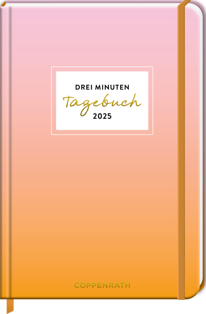 Großer Wochenkalender: 3 Minuten Tagebuch 2025 - Sonnenaufgang rosa (I love my paradise)