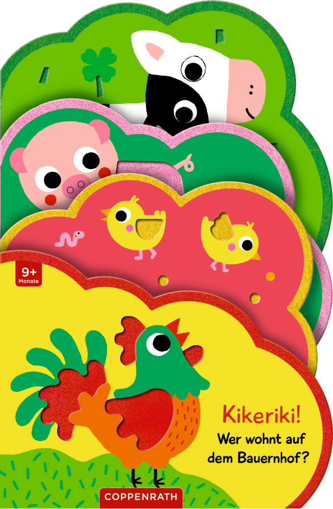 Mein Filz-Fühlbuch: Kikeriki! Wer wohnt auf dem Bauernhof? 
