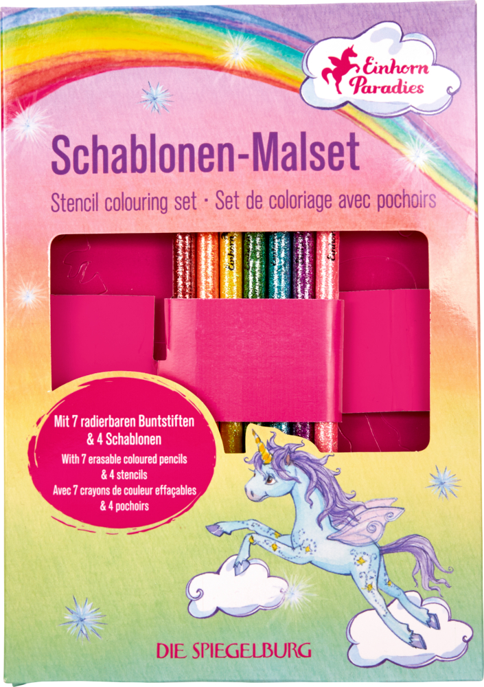 Schablonen-Malset Einhorn-Paradies Schablonen-Malset Einhorn-Paradies