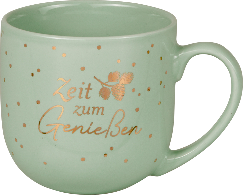Porzellan-Tasse Zeit zum Genießen - WinterLiebe