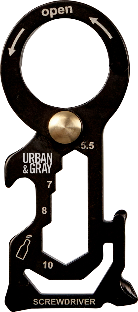 Multi-tool Anhänger NOTFALLPLAN Urban&Gray