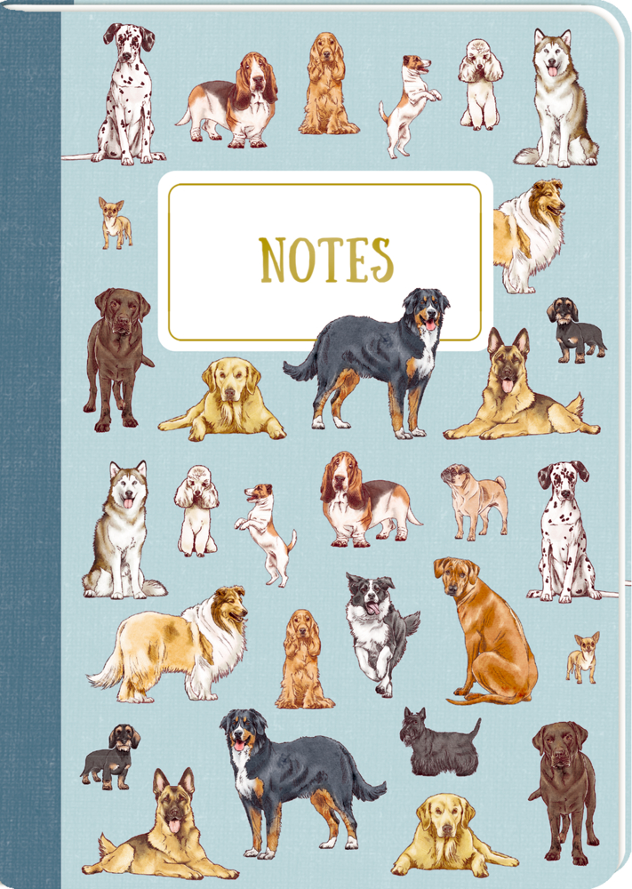 Notizheft DIN A5 - Notes (I love cats & dogs)