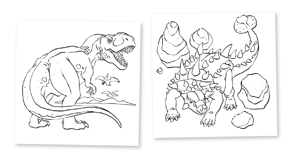 Malblock - T-Rex World Malblock - T-Rex World