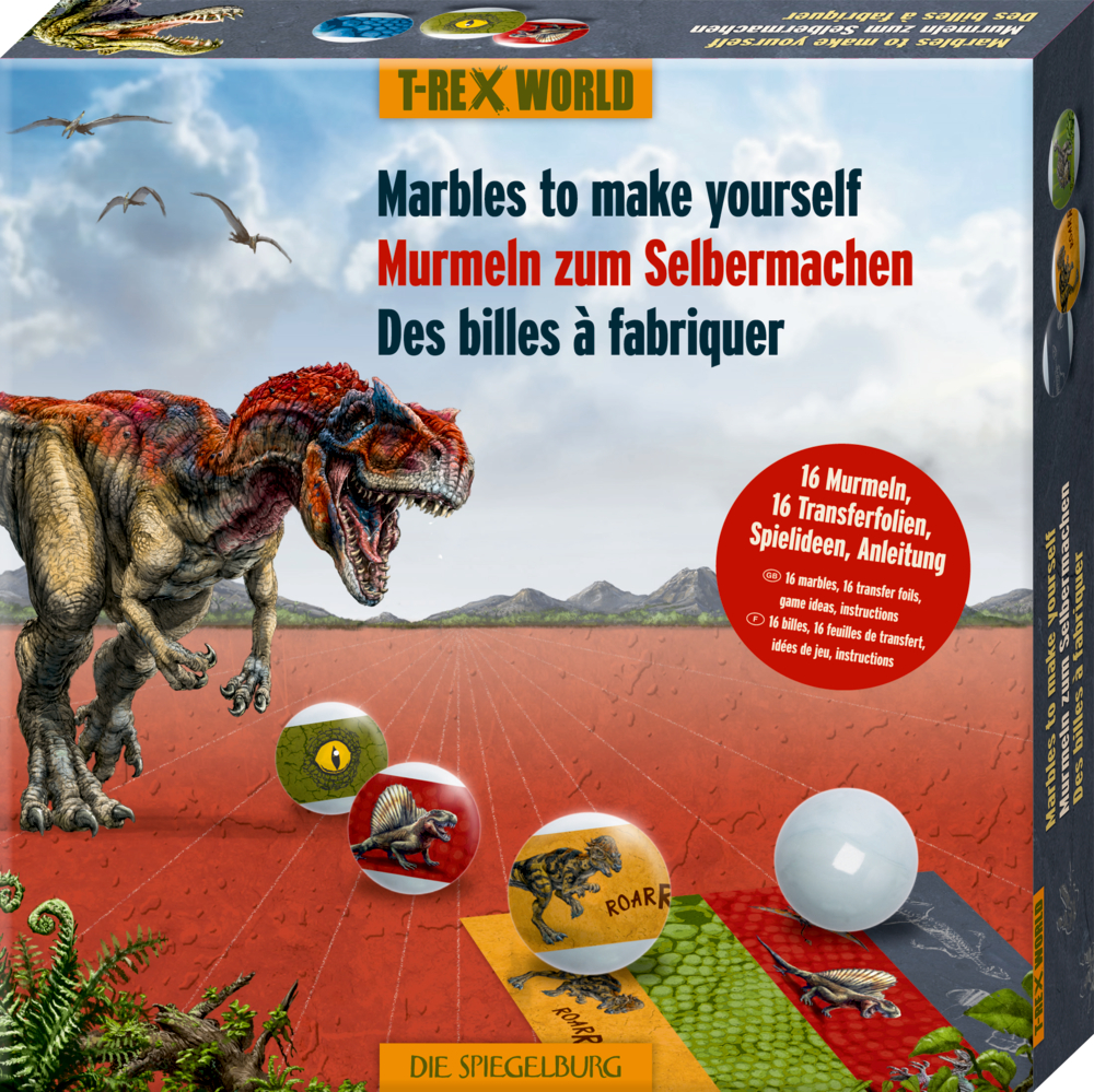 Murmeln zum Selbermachen - T-Rex World