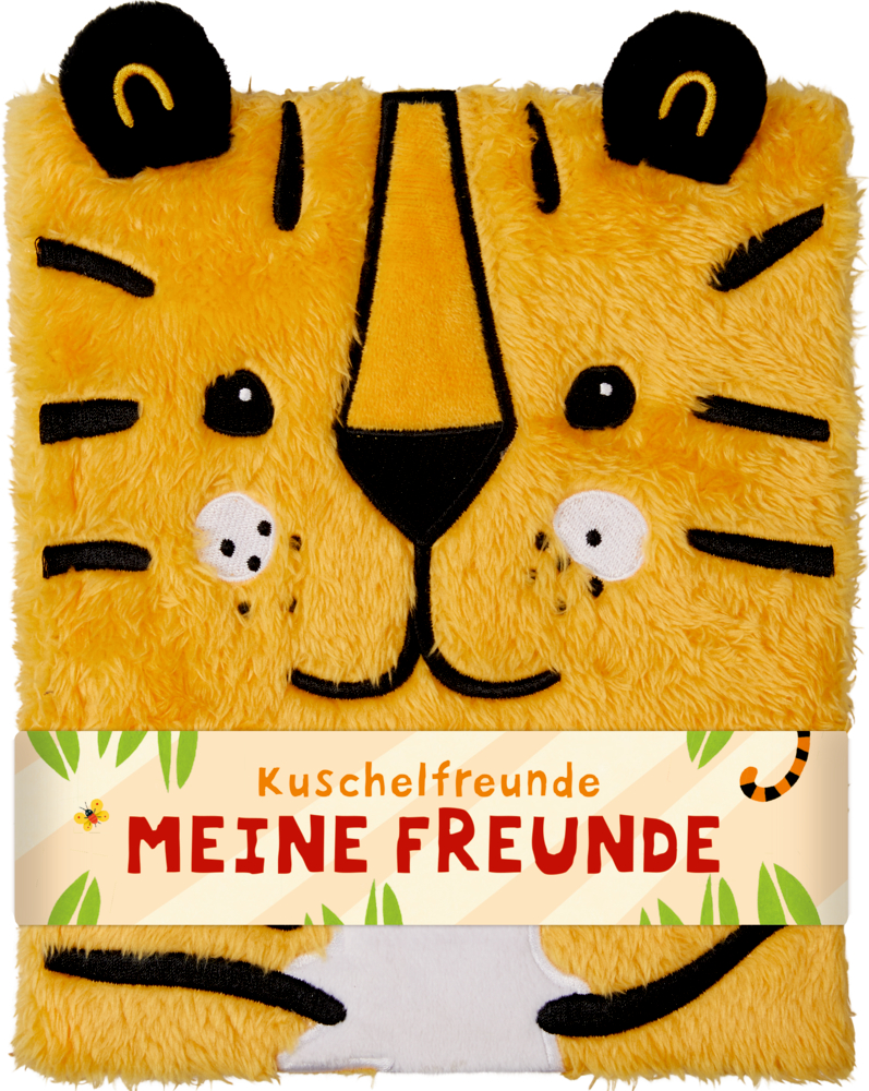 Freundebuch: Kuschelfreunde - Meine Freunde (Tiger)