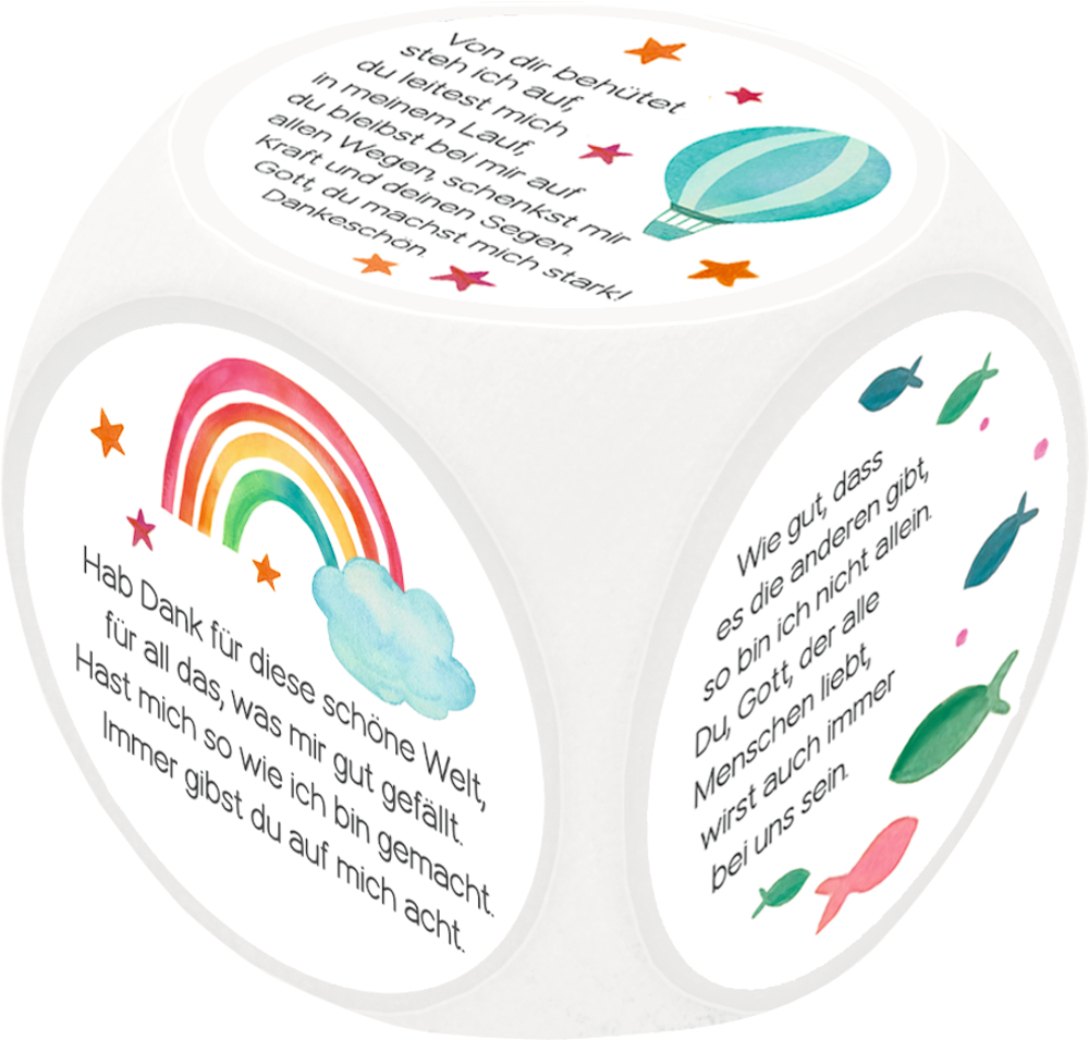 Mein Gebetswürfel - Danke