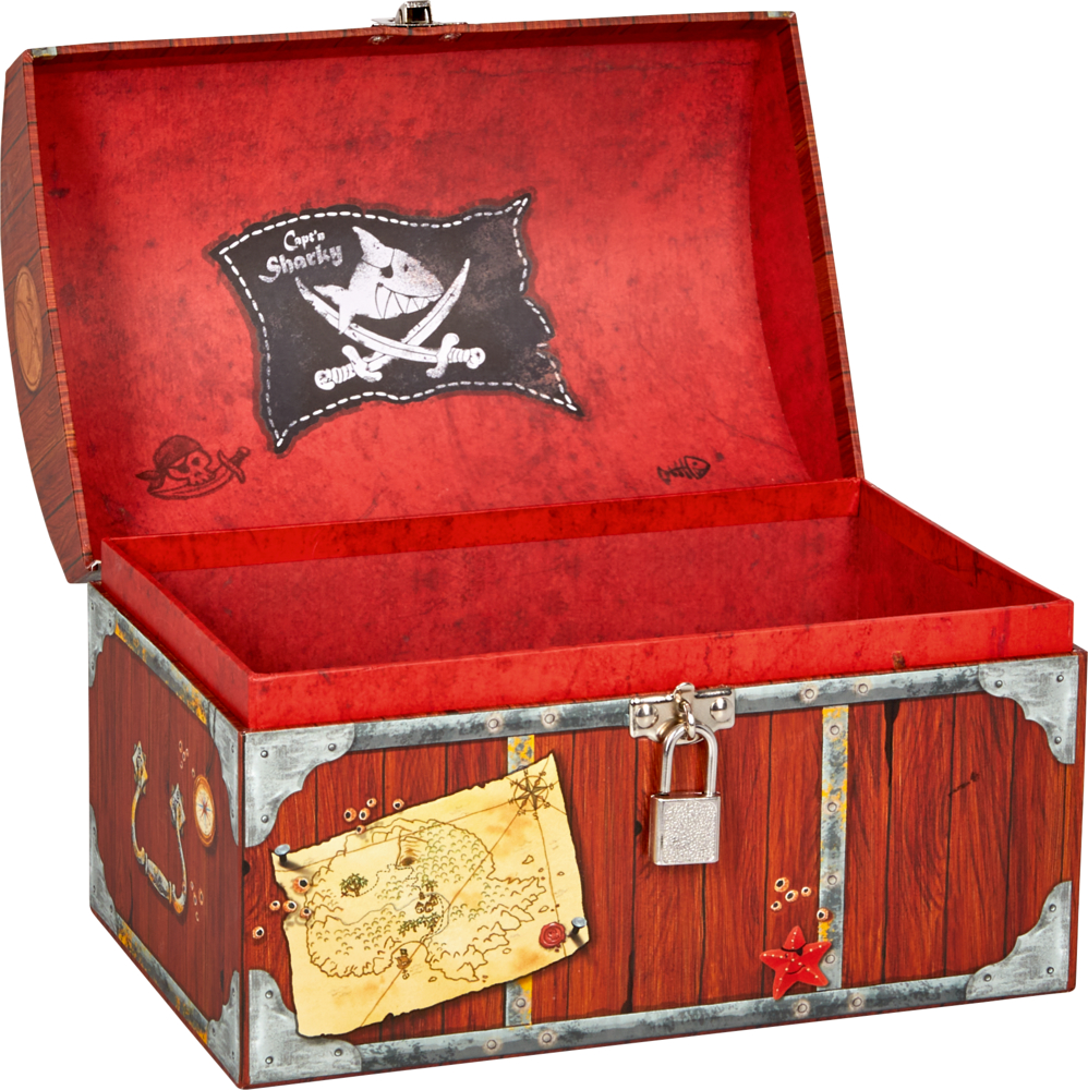 Schatztruhe mit Schloss - Capt'n Sharky Schatztruhe mit Schloss - Capt'n Sharky