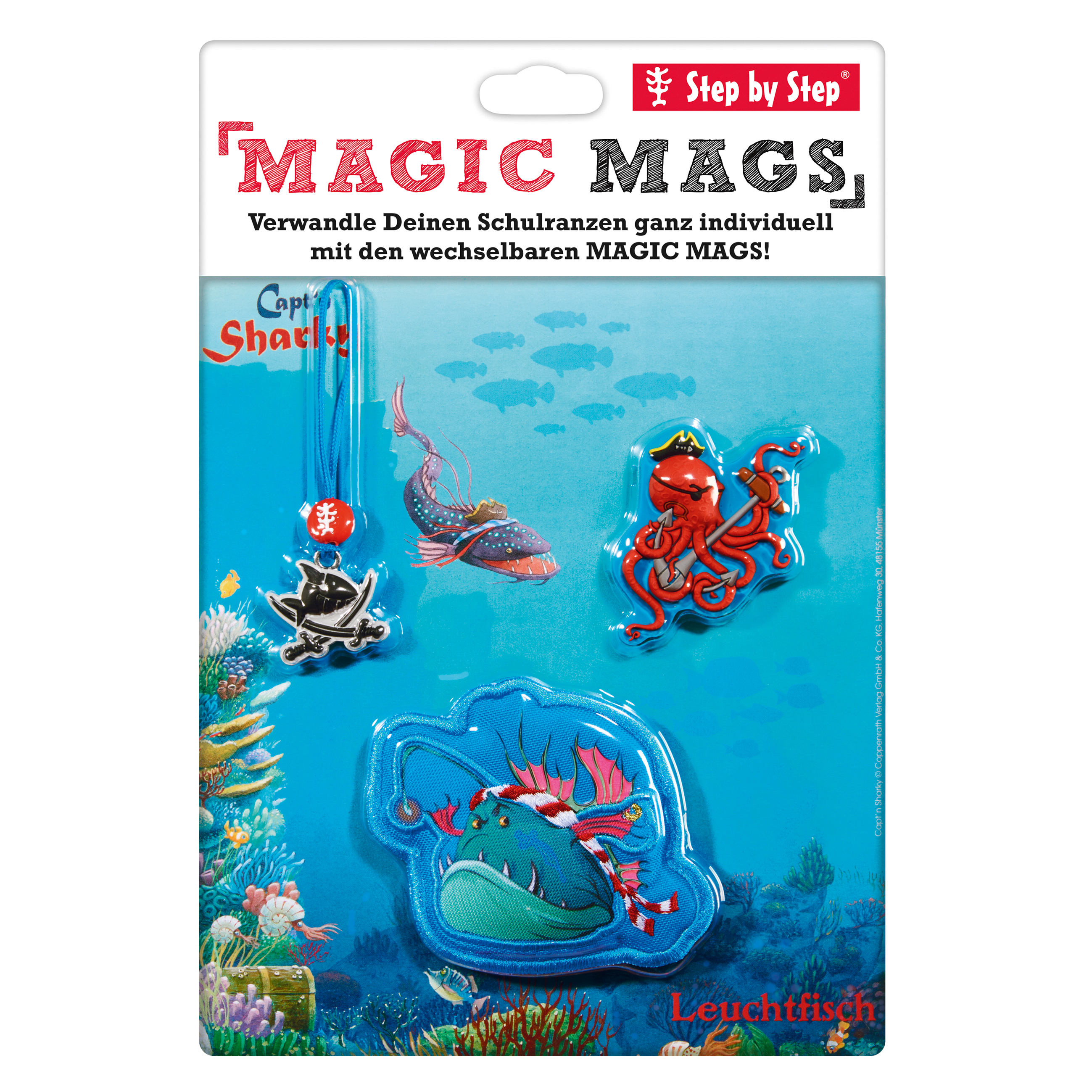 MAGIC MAGS Capt'n Sharky (für Ranzen von Step by Step)