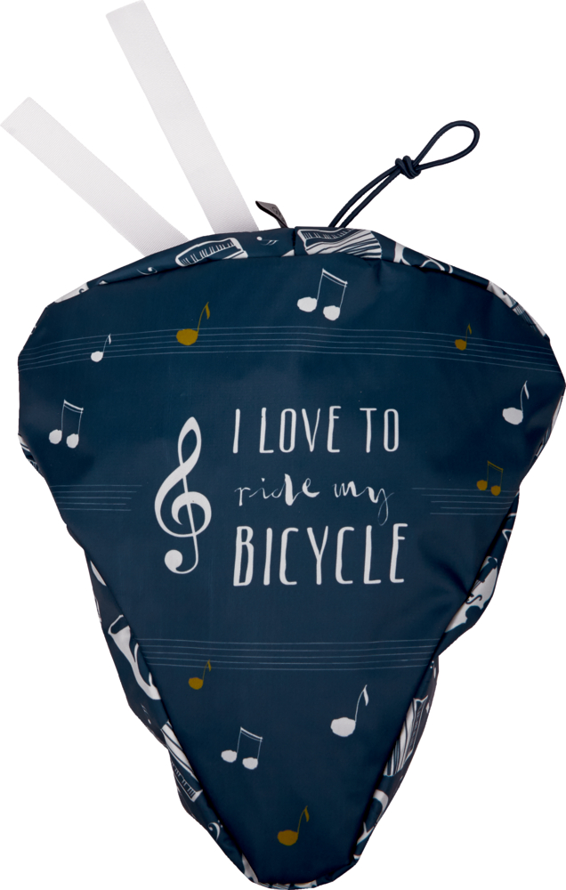 Sattelschutz "I love to ride ..." All about music