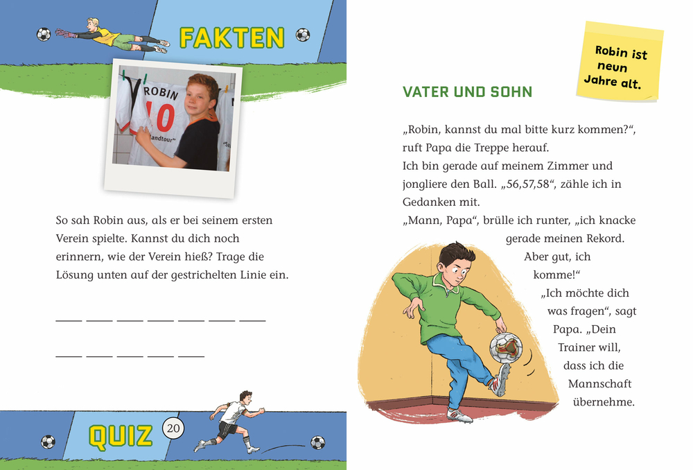 Sportstars erzählen - Mein Traum vom Profi-Fußball (Leseanfänger, Bd. 1)