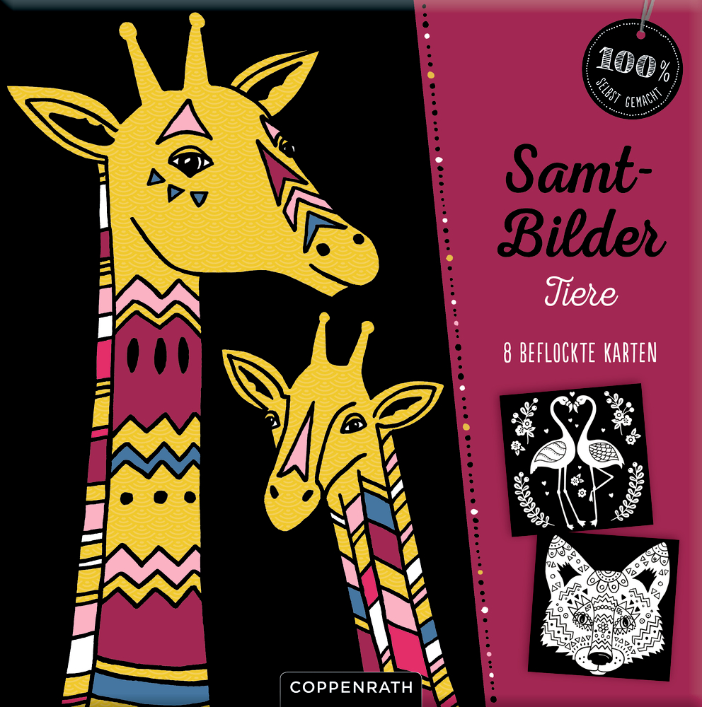 Samt-Bilder Tiere (100% selbst gemacht)