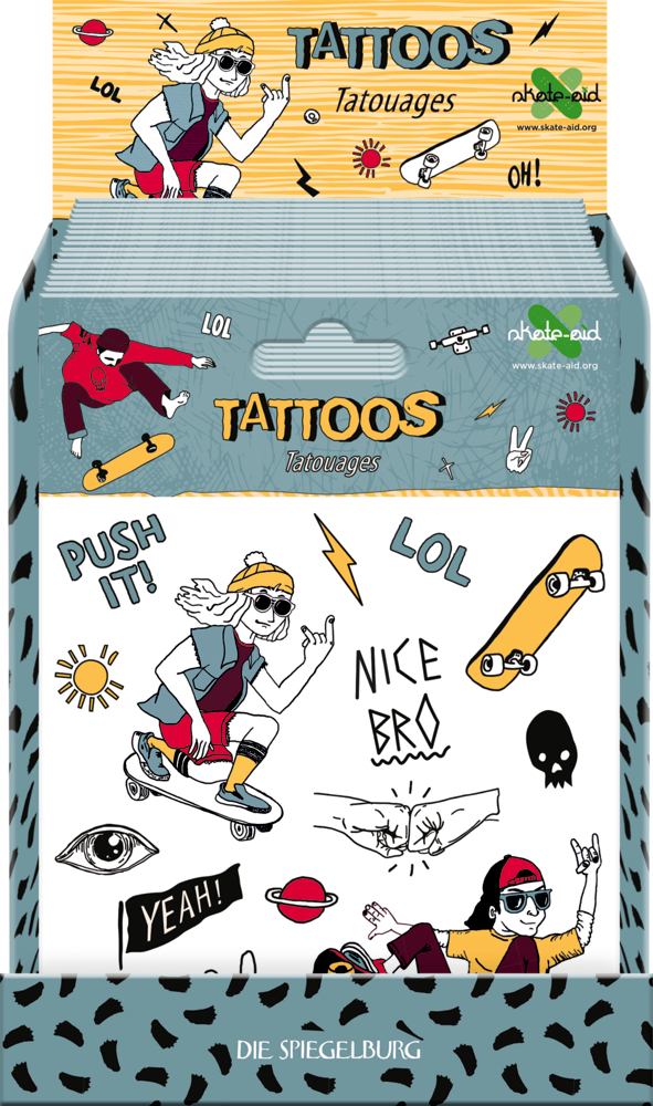 Tattoos Skate-aid