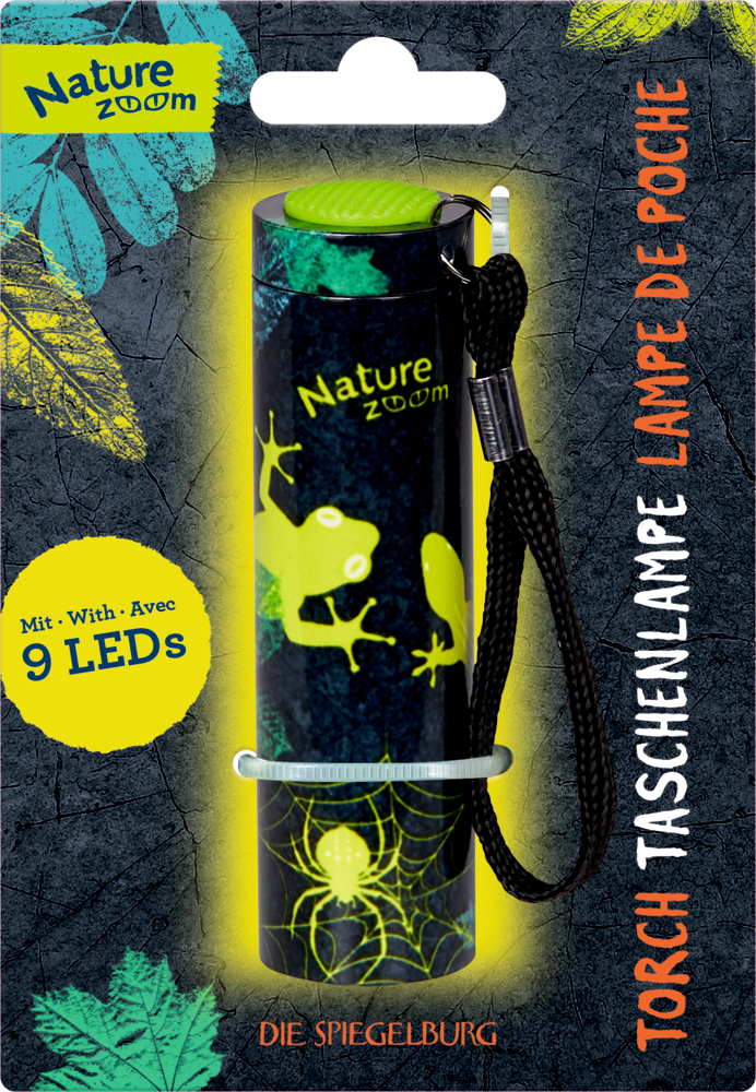 Kleine Taschenlampe (mit 9 LEDs) Nature Zoom