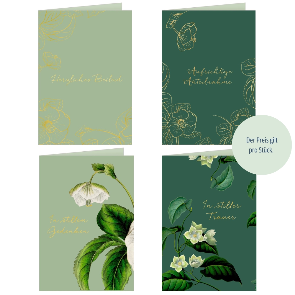 Grußkarte: Trauerkarte Grußkarte: Trauerkarte