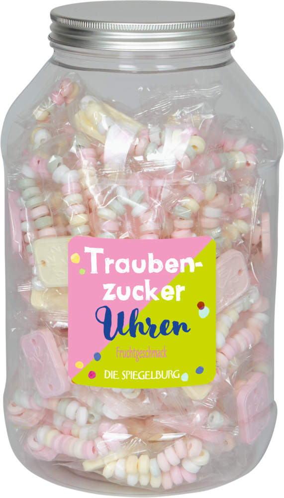 Traubenzucker-Uhr - Bunte Geschenke