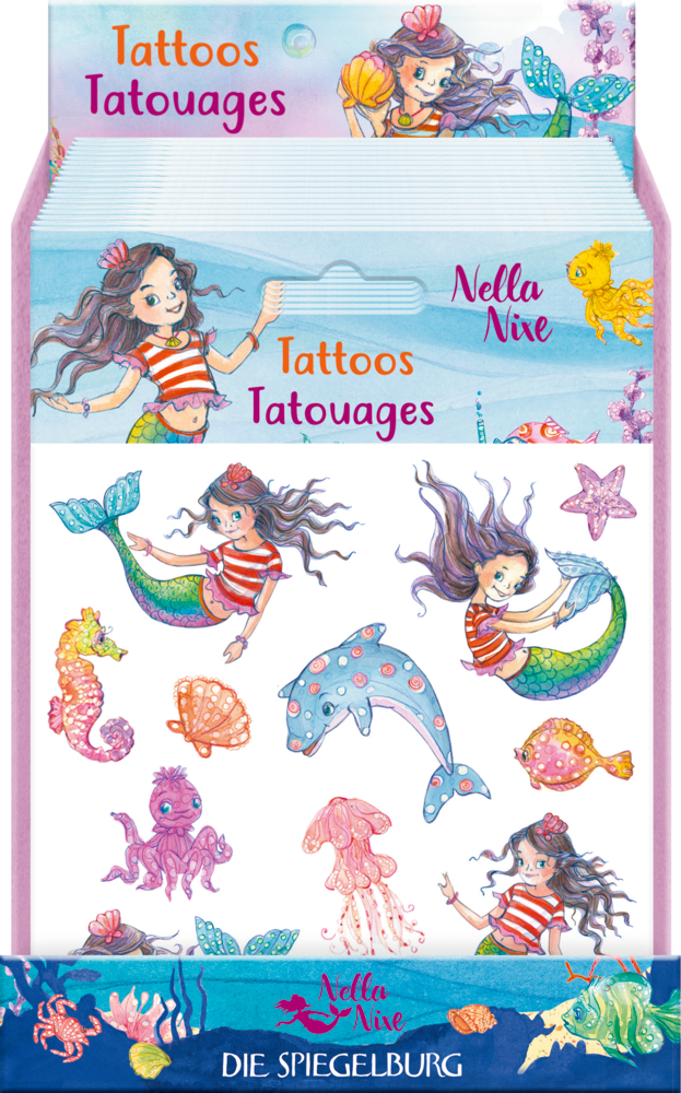 Glitzer-Tattoos Nella Nixe