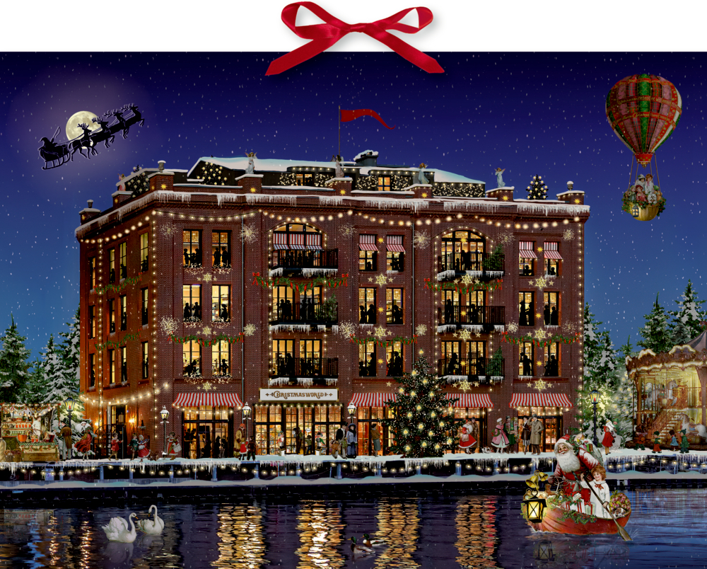 Willkommen im Weihnachtshaus, Wand-Adventskalender (Behr) Willkommen im Weihnachtshaus, Wand-Adventskalender (Behr)