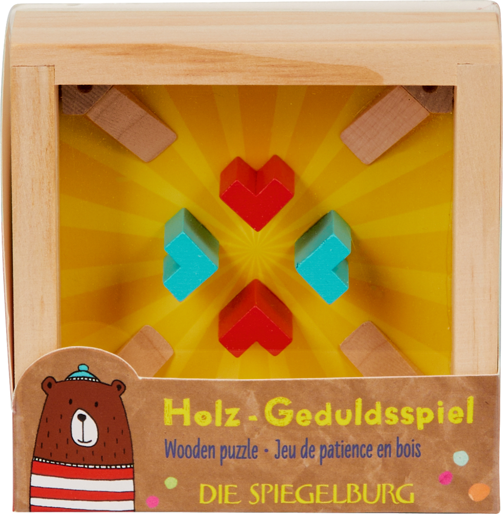 Holz-Geduldsspiel - Bunte Geschenke