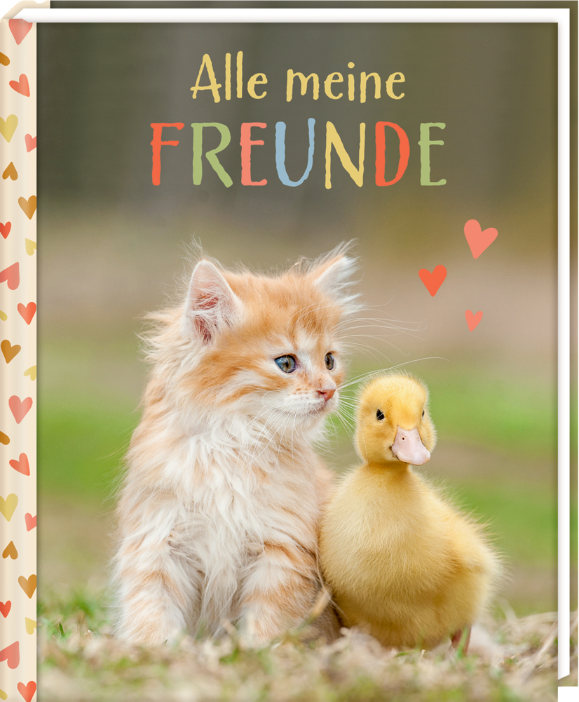 Freundebuch mit Stickern: Tierkinder - Alle meine Freunde