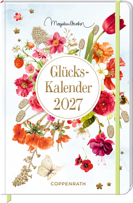Großer Wochenkalender: GlücksKalender 2027 rot (M.Bastin)
