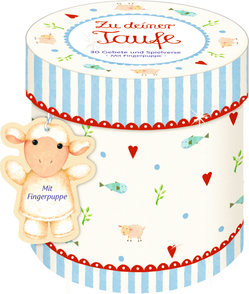 Spieledose: Zu deiner Taufe - 30 Gebete und Spielverse - mit Fingerpuppe Spieledose: Zu deiner Taufe - 30 Gebete und Spielverse - mit Fingerpuppe