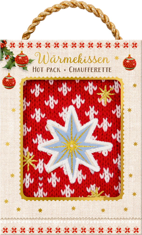 rot, Wärmekissen - Lichterhelle Weihnachtszeit