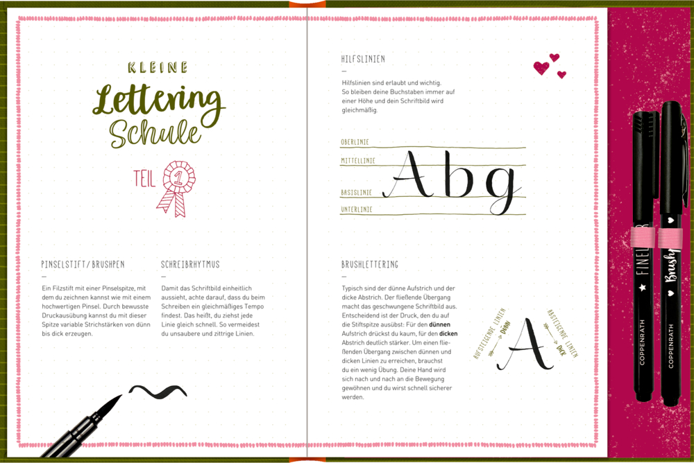 Notizbuch mit Extras - Pferdefreunde - My Handlettering Journal Notizbuch mit Extras - Pferdefreunde - My Handlettering Journal