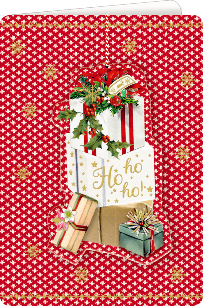 Weihnachtskarte - Geschenke (Lichterhelle Weihnachtszeit)
