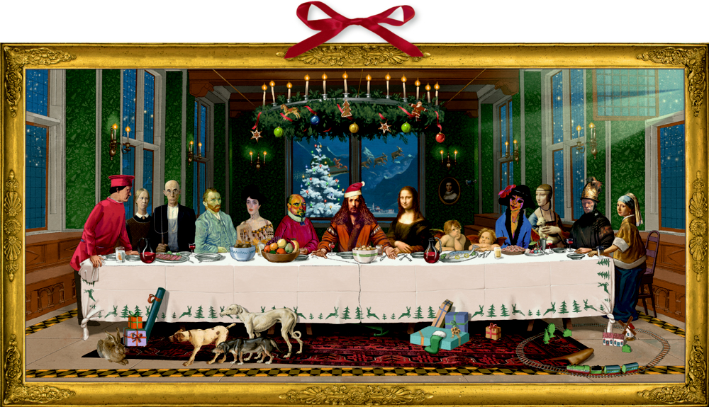 Das Weihnachtsmahl, Wand-Adventskalender Das Weihnachtsmahl, Wand-Adventskalender