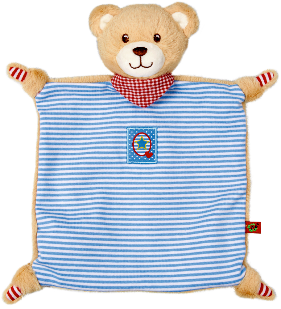 Schnuffeltuch Teddy BabyGlück, blau