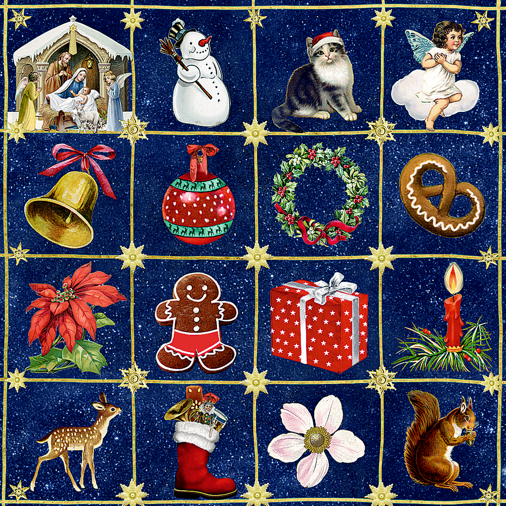 Nostalgisches Weihnachtsbingo - Schachtelspiel (Behr) Nostalgisches Weihnachtsbingo - Schachtelspiel (Behr)
