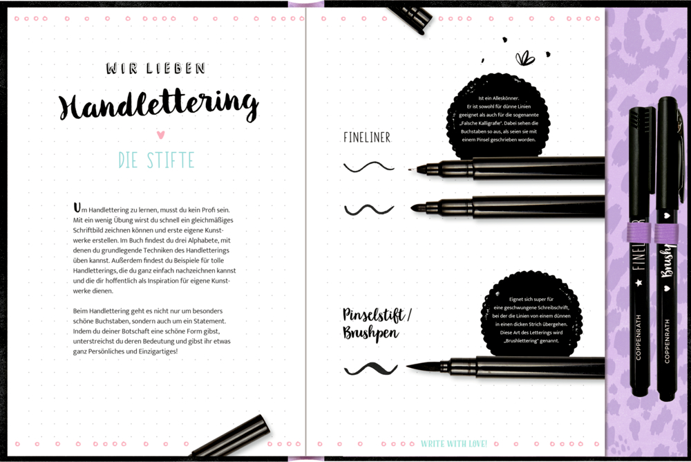 Notizbuch mit Extra - My Handlettering Journal