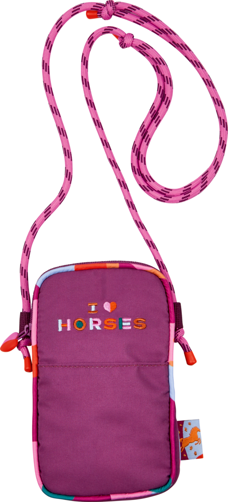 Handytäschchen, fuchsia - I LOVE HORSES Handytäschchen, fuchsia - I LOVE HORSES
