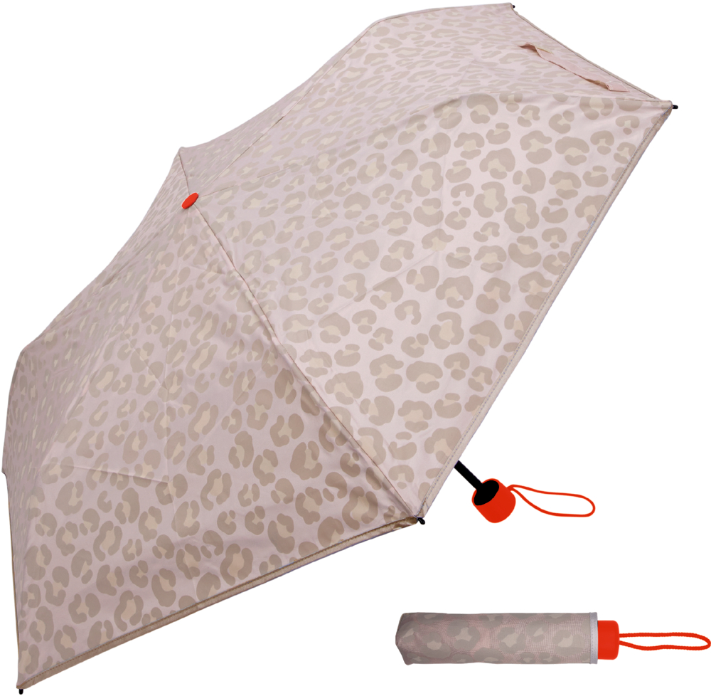 Taschenschirm Leo Beige - shine bright (reflektierendes Material)