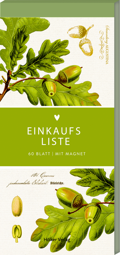 Einkaufsliste, Eichenblätter (Küchenpapeterie)