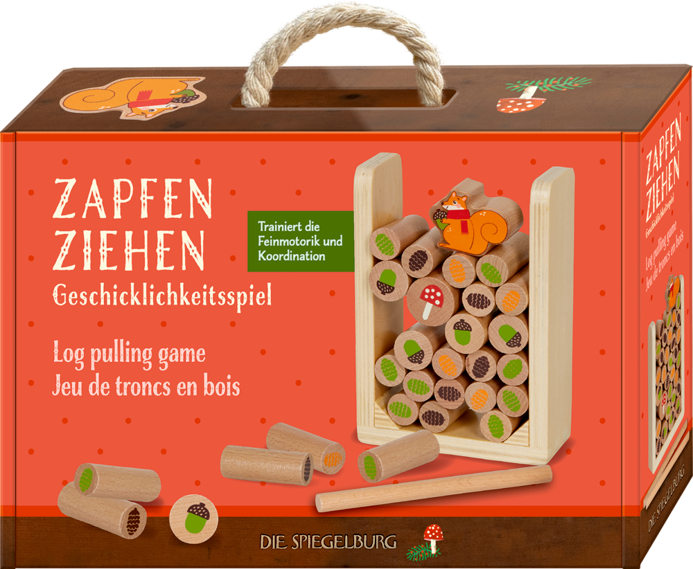 Zapfen ziehen Geschicklichkeitsspiel - Lasst uns froh & munter sein